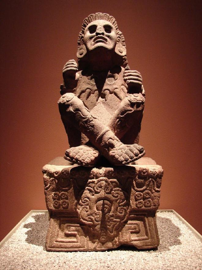 Aztec statue