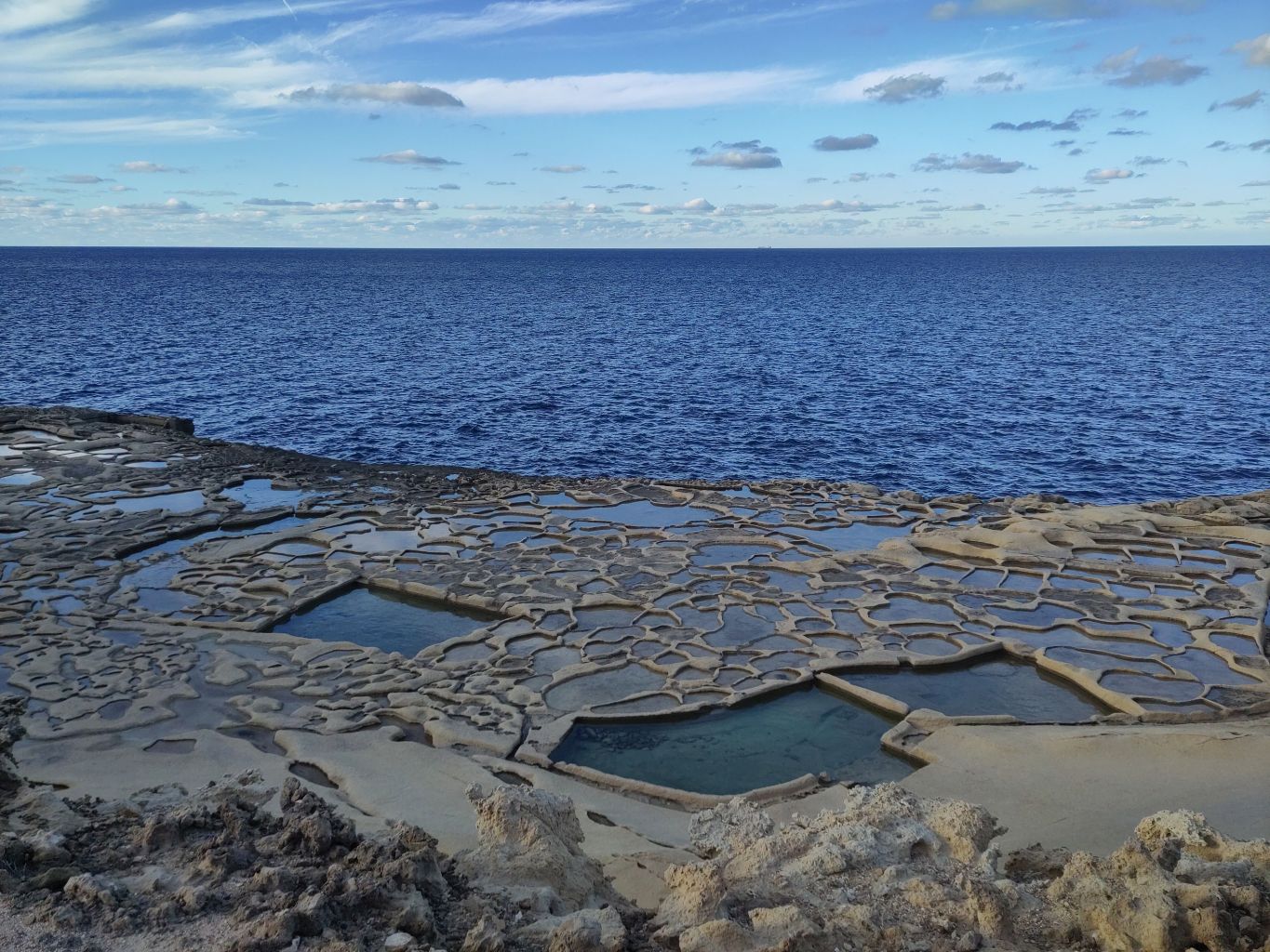 Salt pans in Malta