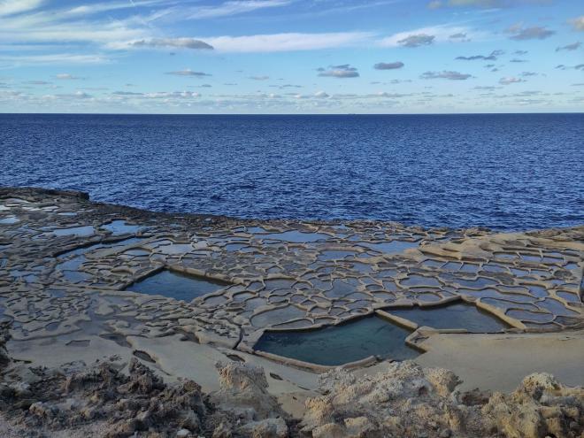 Salt pans in Malta
